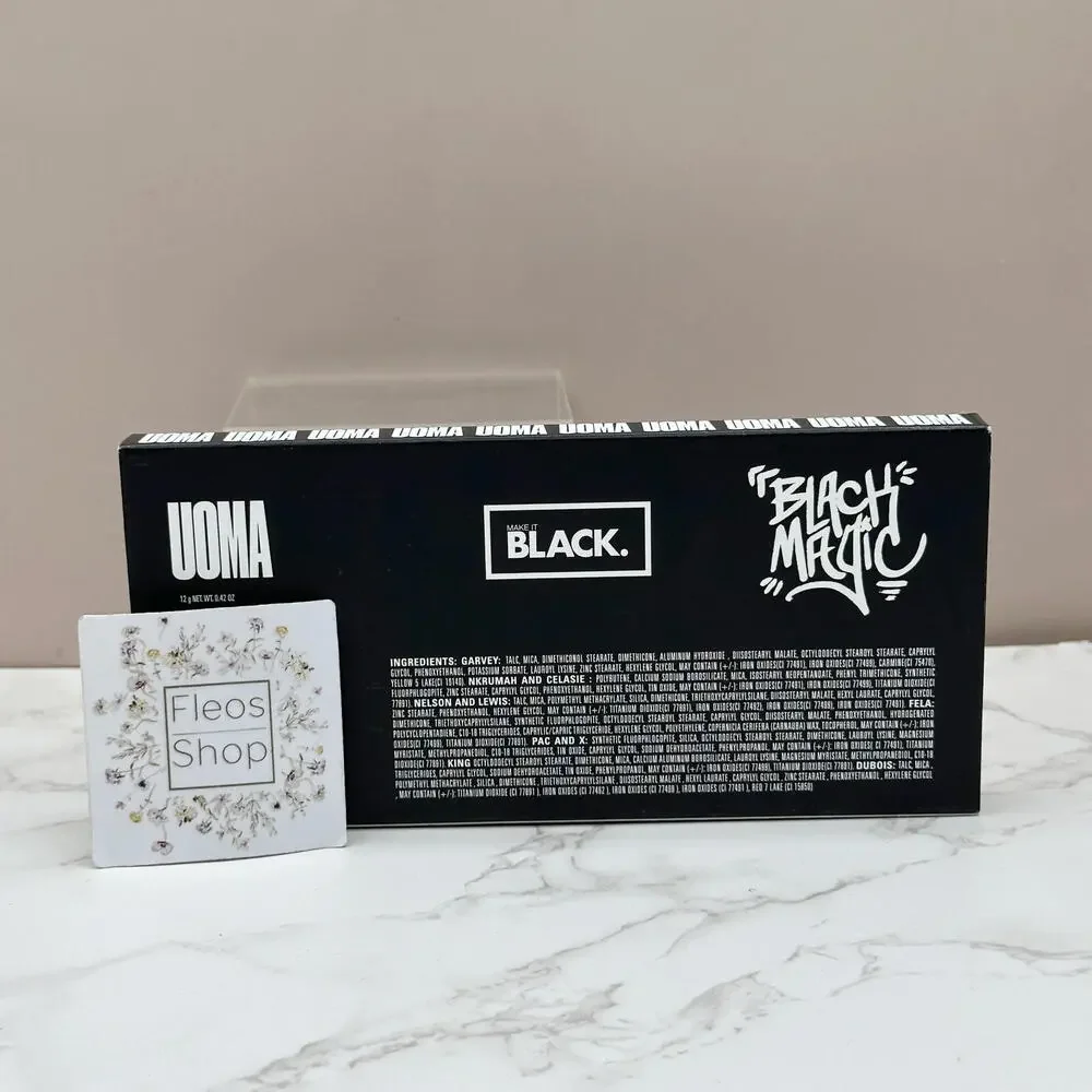 UOMA Black Magic Color Eyeshadow Palette Freedom